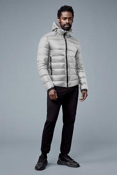 Chamarras Canada Goose Hombre Outlet - Crofton Chaqueta De Plumas Blancos GO3842501